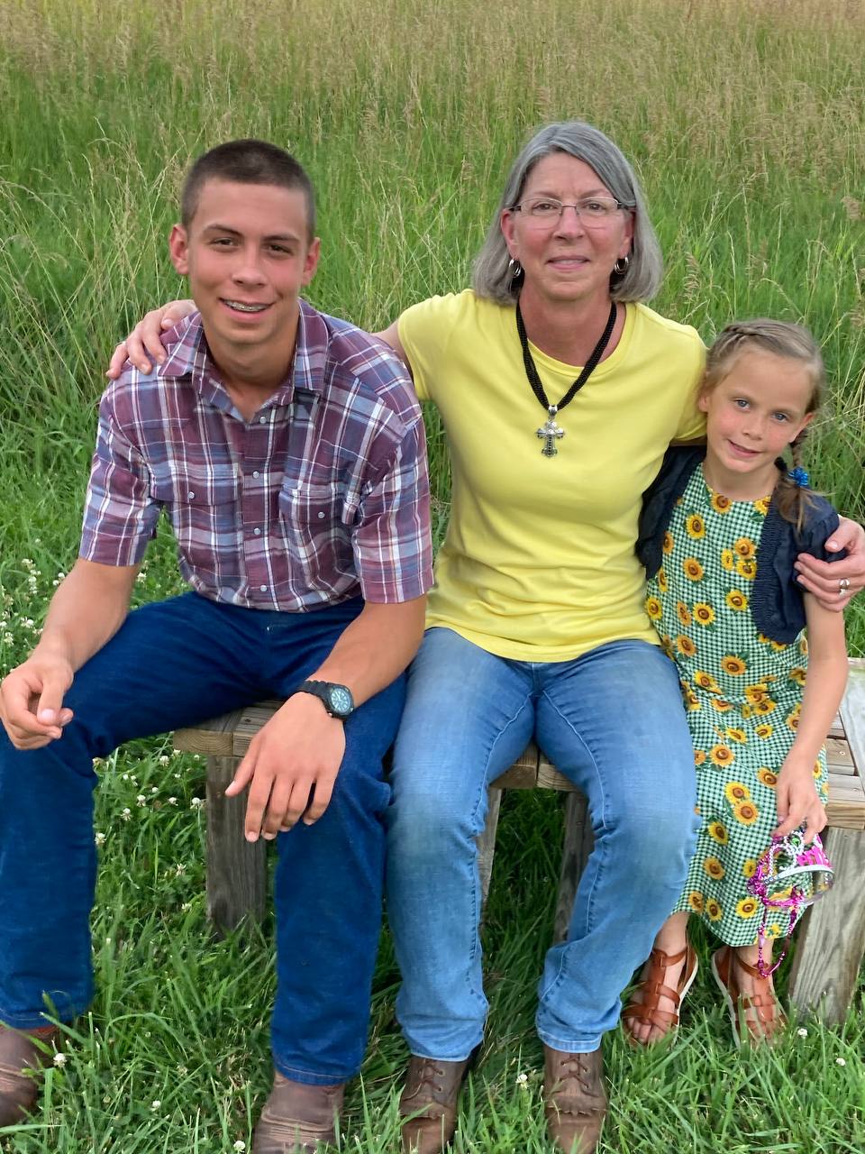 Beverly Claycamp with her family